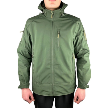 Куртка Softshell Олива утеплена (комбат) XXXL