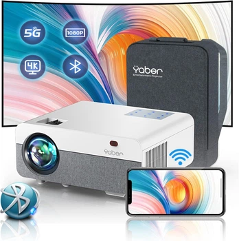 Мультмедийный проектор Yaber ‎Pro Y9 Full HD LED 12000 Лм Wi-Fi Bluetooth с динамиками