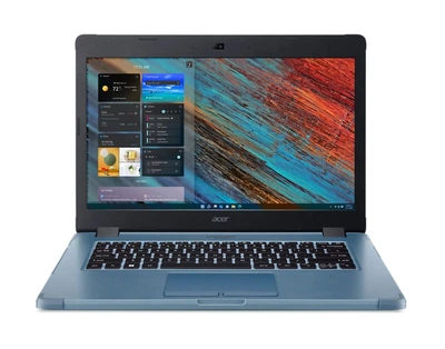 Ноутбук Acer Enduro Urban N3 Lite EUN314LA-51W 14" IPS (1920x1080) Full HD, матовый / Intel Core i5-1235U (0.9 - 4.4 ГГц) / RAM 16 ГБ / SSD 512 ГБ / Intel Iris Xe Graphics / без ОД / Wi-Fi / Bluetooth / веб-камера / без ОС / 1.65 кг / синий 261946