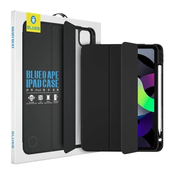 Чохол Blueo APE Folio with Leather Cover для iPad Pro 12.9/Air 13 Face ID (Black/Clear)