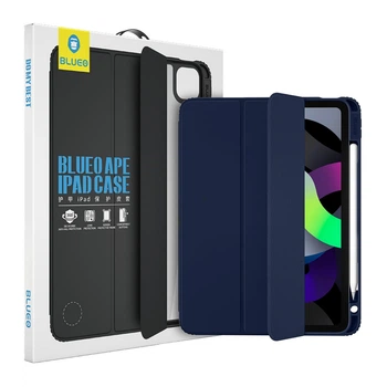 Чехол Blueo APE Folio with Leather Cover для iPad Pro 11/Air 10.9/Air 11 (Navy/Clear)