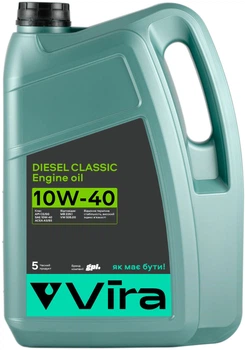 Моторна олива Vira Diesel Classic A3/B3 CE/SG 10W-40 5 л (VI0376)