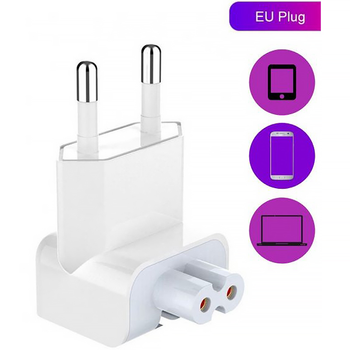 Переходник сетевой адаптер S&M для зарядных устройств Apple для IPad, IPhone MacBook евровилка