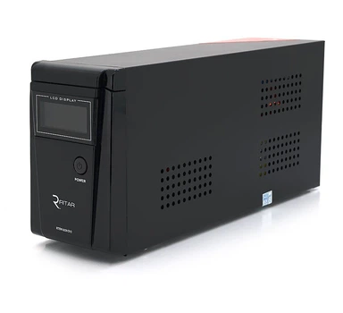 UPS с правильной синусоидой RITAR RTSW-600ND12 LCD 360Вт 12В под внешний АКБ