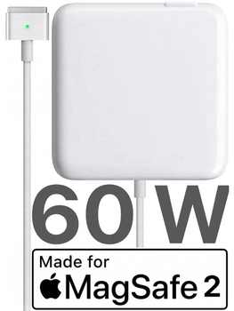 Блок Питание для MacBook 60W DXtech Зарядка для MagSafe 2 Зарядка для ноутбука White