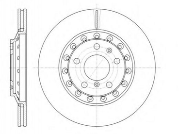 Диск тормозной зад. 310mm VW Phaeton, Audi A8 02- Remsa (6115510)