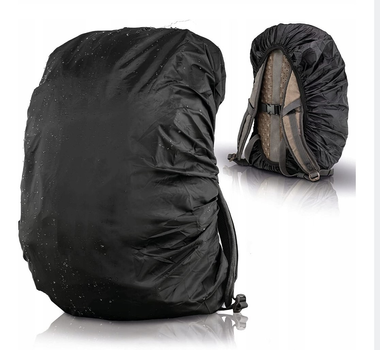 Захисний водонепроникний чохол для туристичних польових похідних рюкзаків ранців 30 л дволямковий із поліестеру з поліуретановим покриттям