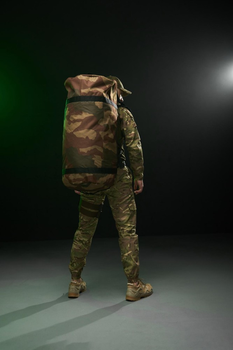 Тактический рюкзак баул Int мужской 100 л камуфляж М-35305