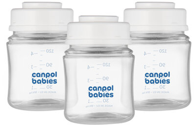 Набір пляшечок для молока та їжі Canpol Babies 3х120 мл (35/235)
