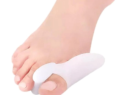 Набір силіконових ортезів для пальців ніг Body Білий 2 шт