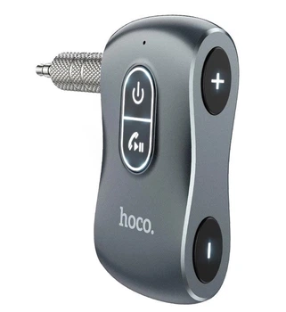 FM-трансмиттер Hoco E73 Pro Journey AUX BT audio receiver/transmitter Black star