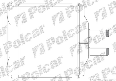 Радиатор отопителя Chevrolet Aveo Polcar (2500N81)