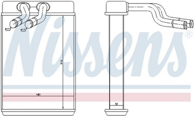 Радіатор опалення Nissens (77610)