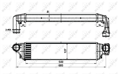 Радиатор NRF 30119A NRF (30119A)