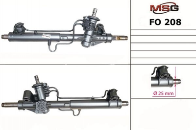 Рульова рейка з ГПК FORD TRANSIT CONNECT (P65_, P70_, P80_) 02-13; FORD TOURNEO CONNECT I 02-13 MSG (FO208)