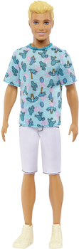 Лялька Barbie Кен Модник у футболці з кактусами (HJT10)