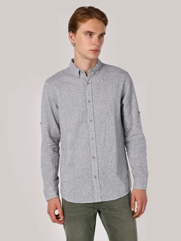 Рубашка мужская Colin's CL1062855KHA 2XL Khaki (8683197721853)