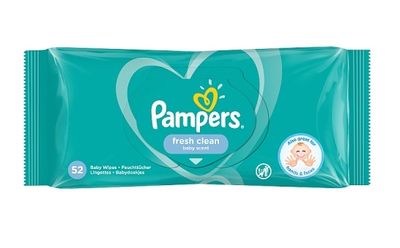 Дитячі серветки Pampers Fresh Clean 12 х 52 шт (8001841078441)