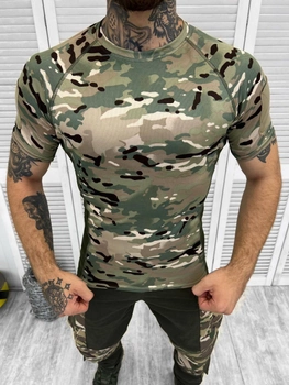 Тактическая футболка потоотводящая treo Мультикам S