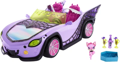 Auto Monster High Fioletowy kabriolet z pajęczą siecią (194735069828)