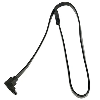 Кабель SATA Value S0283 7pin F–F, 0.4м, угловой коннектор, черный