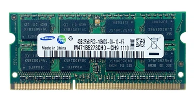 Оперативная память Samsung SODIMM DDR3 4Gb 2Rx8 1333Mhz PC3-10600S-09-10-F2 M471B5273СH0-СH9