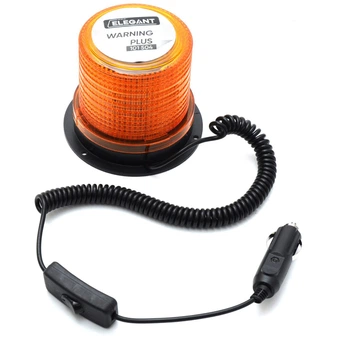 Маячок Проблисковий Мигалка 12-24V 30 LED 2835 SMD Помаранчева (EL 101 504)