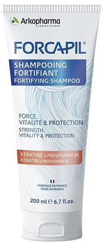 Зміцнювальний шампунь Arkopharma Forcapil Keratin Fortifying Shampoo 200 мл (3578835717037)