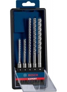 Набір ударних бурів Bosch Expert SDS-plus-7X, 5-10 мм в кейсе, 5 шт (2608900197)