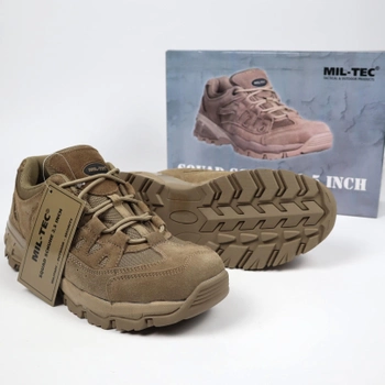 Міцні тактичні кросівки Mil-Tec MIL-TEC SQUAD 2.5 Coyot Brown весна літо осінь 42 розмір