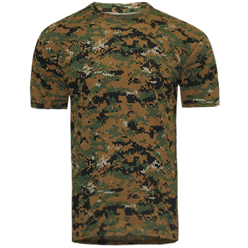 Футболка тактическая мужская летняя повседневная футболка для силовых структур S Marpat Brown TR_167S