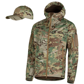 Куртка тактическая износостойкая легкая теплая куртка для спецслужб XXXL Multicam TR_0012 (XXXL)