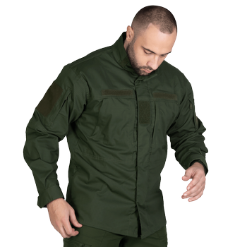 Китель тактический полевая уставная куртка для силовых структур KOMBAT XXL Олива TR_6526XXL