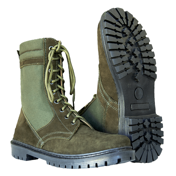 Берці тактичні польові полегшені черевики з вентиляцією для силових структур KOMBAT Олива 41 TR_578241