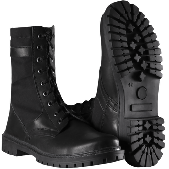 Берці тактичні польові полегшені черевики з вентиляцією для силових структур KOMBAT Чорний 36 TR_377(36)