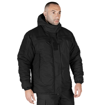 Куртка тактическая полевая износостойкая теплый верх для силовых структур XXXL Черный TR_6578XXXL