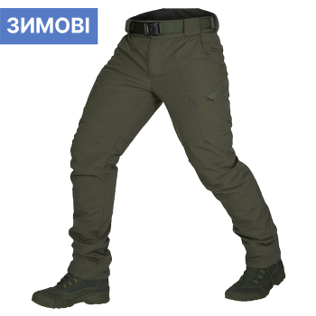 Штани тактичні чоловічі зносостійкі похідні штани для силових структур KOMBAT XXXL Олива TR_6614XXXL