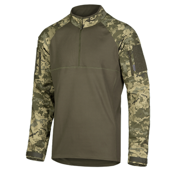 Рубашка тактическая полевая износостойкая летне-весенняя рубашка KOMBAT (XXXL) ММ14/Олива TR_7046(XXXL)