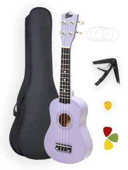 Укулеле ELIMA SOPRANO PURPLE 21" (акционный набор)