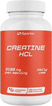 Креатин гидрохлорид Sporter Creatine HCL 2100 120 капсул (4820249720523)