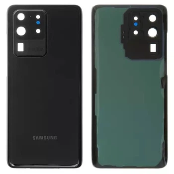 Задняя крышка Samsung G988 Galaxy S20 Ultra с стеклом камеры, черный