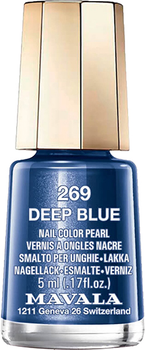 Лак для нігтів Mavala Nail Polish 269 Deep Blue 5 ml (7618900912694)