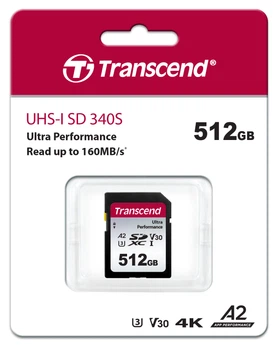 Карта пам'яті Transcend SDXC 340S 512GB UHS-I U3 V30 A2 (TS512GSDC340S)