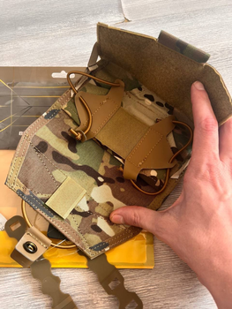 Нагрудний тактичний підсумок-платформа для телефону на систему MOLLE армійське спорядження