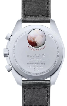 Наручные часы Swatch x Omega Bioceramic MoonSwatch Collection "Mission to Pluto" (SO33M101)