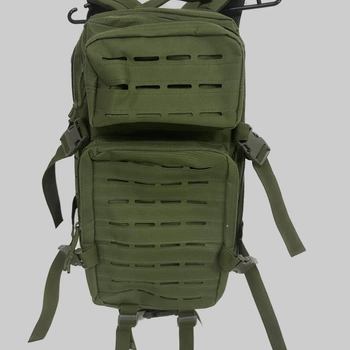Штурмовий тактичний рюкзак Mil-Tec ASSAULT Laser Cut L Olive 20 літрів