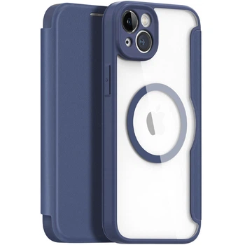 Чехол-книжка Dux Premium Ducis Skin X Pro with MagSafe для Apple iPhone 15 (6.1") Blue