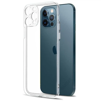 Противоударный чехол для Apple iPhone 12 Pro (6.1") / Epic Transparent 1,5mm Full Camera / Бесцветный Прозрачный