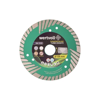 Диск алмазний WERTVOLL TURBO GRANITE 125х2.4 мм (DM-2125) 4655751
