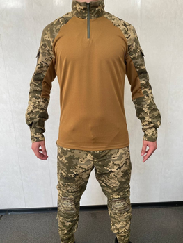 Тактическая форма CoolMax (убакс + штаны) со вставками пиксель-койот M